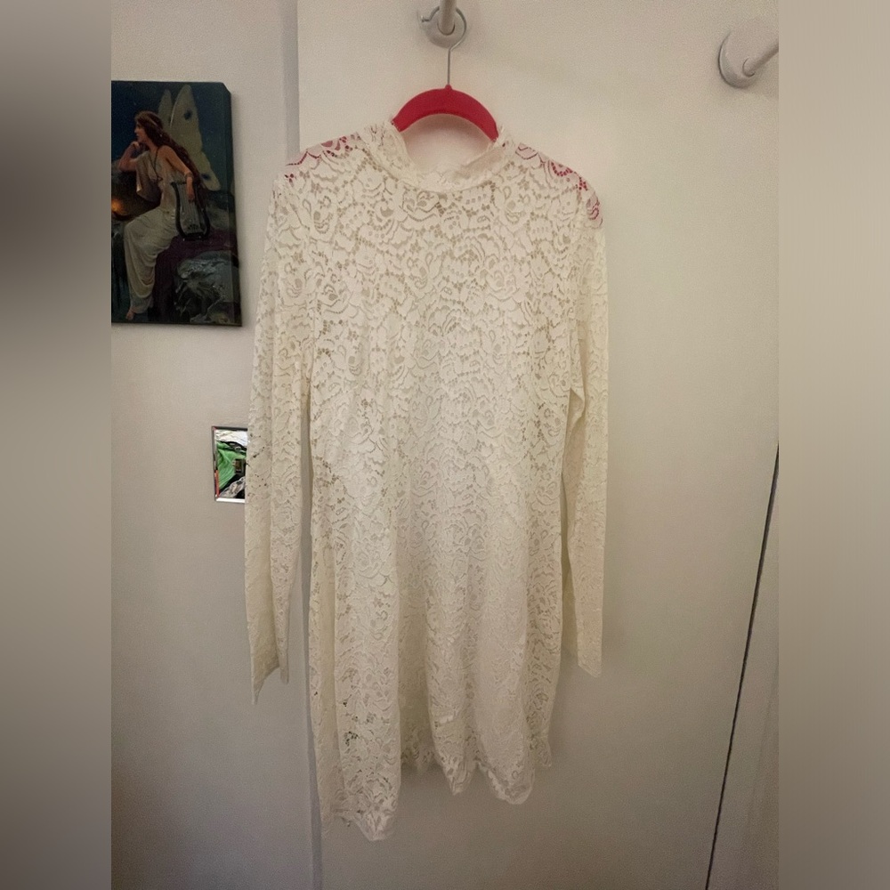 & Other Stories white lace dress